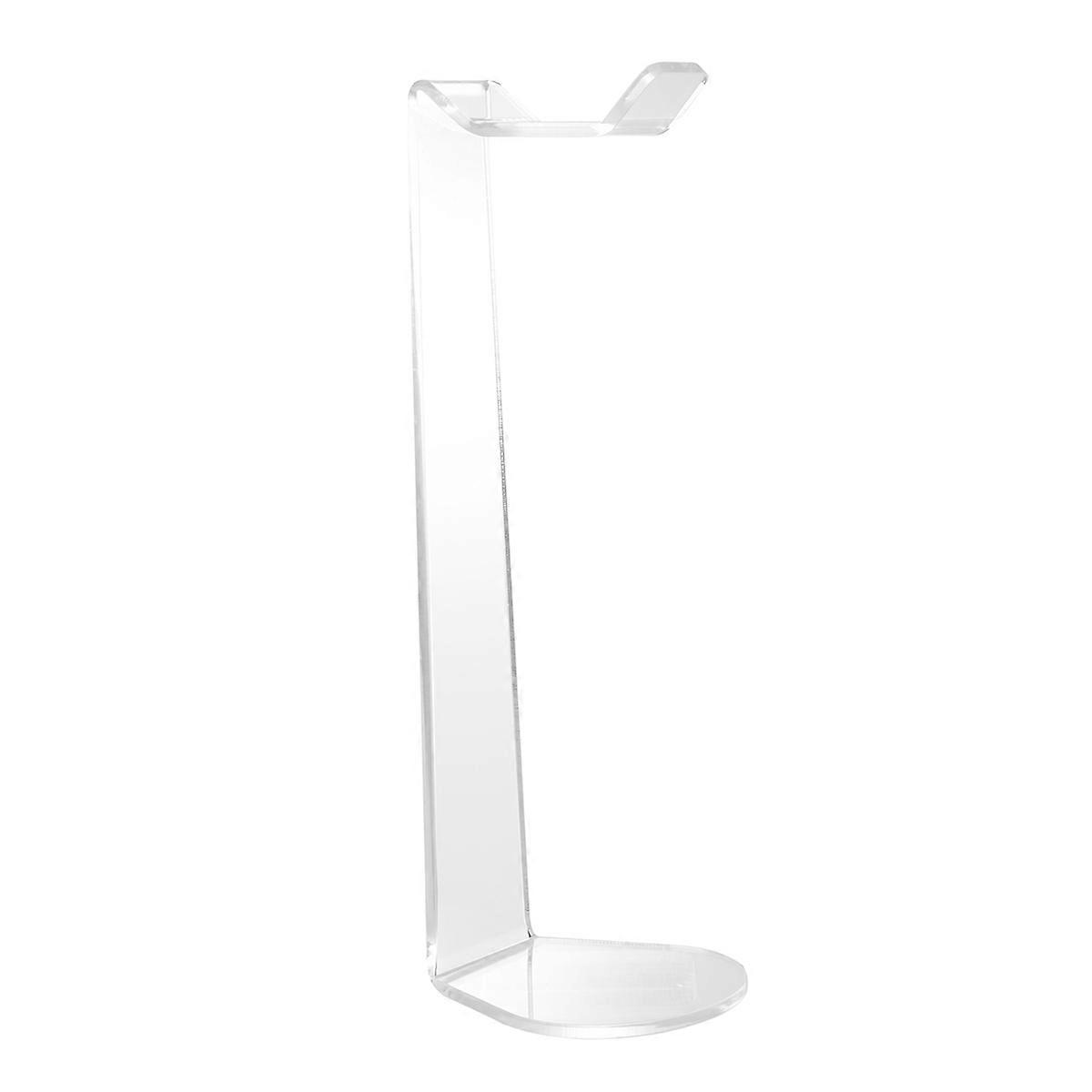Acrylic Headset Shelf Rack Transparent Design For Home And Work Simple Style 1Pcs Storage Solution
