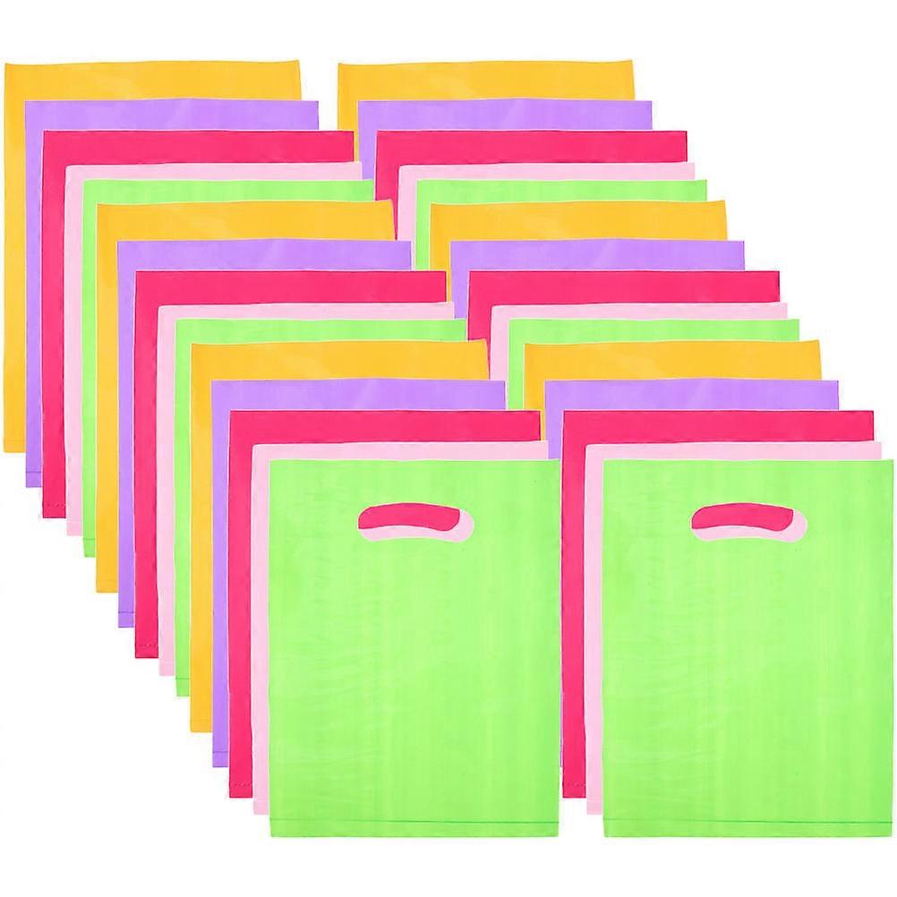 Assorted Color Plastic Packing Bag 100Pack For Festival Kitchen Storage Durable PE Material Multi Functional Packing