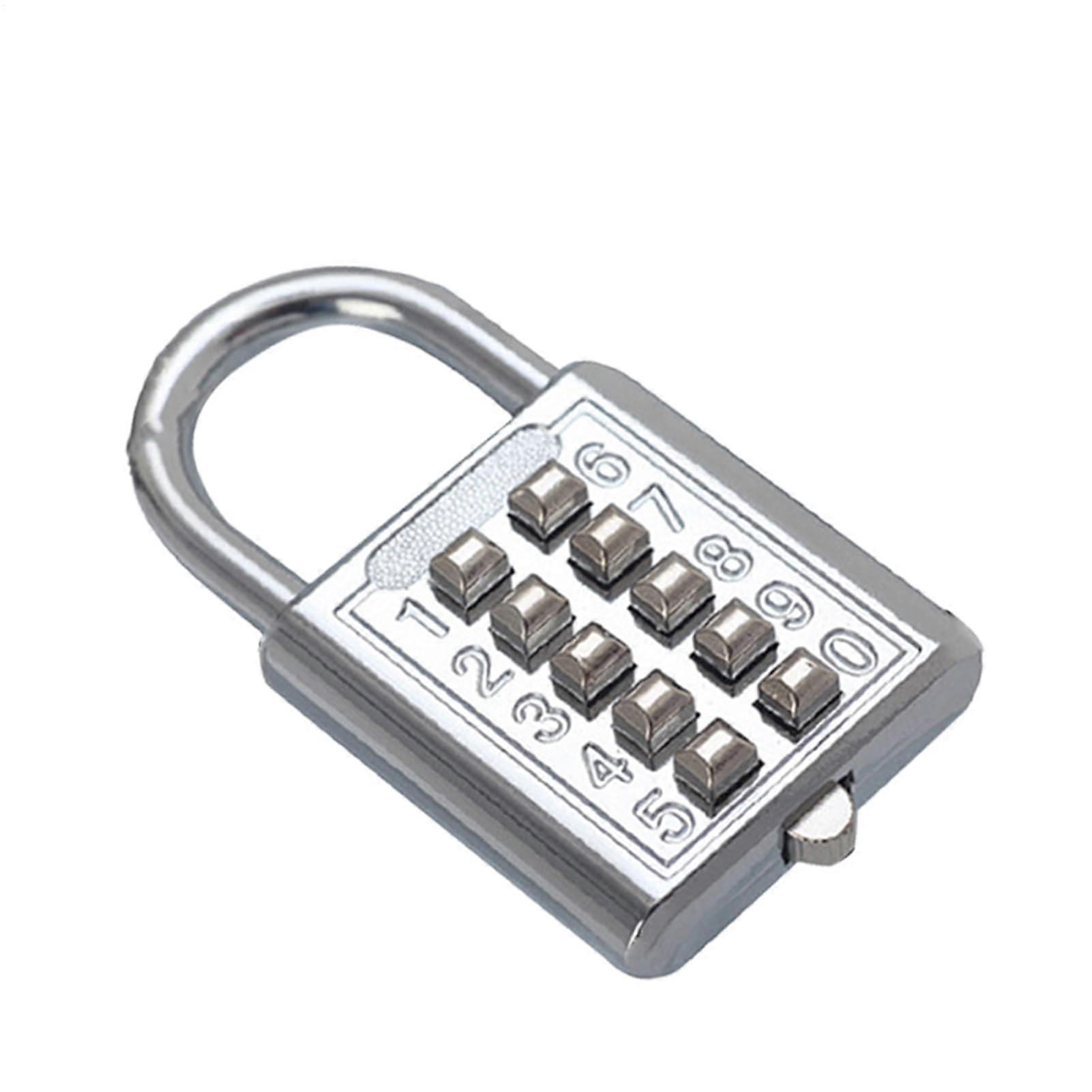 Combination lock, small combination padlock, 8/10 digits – padlock with code