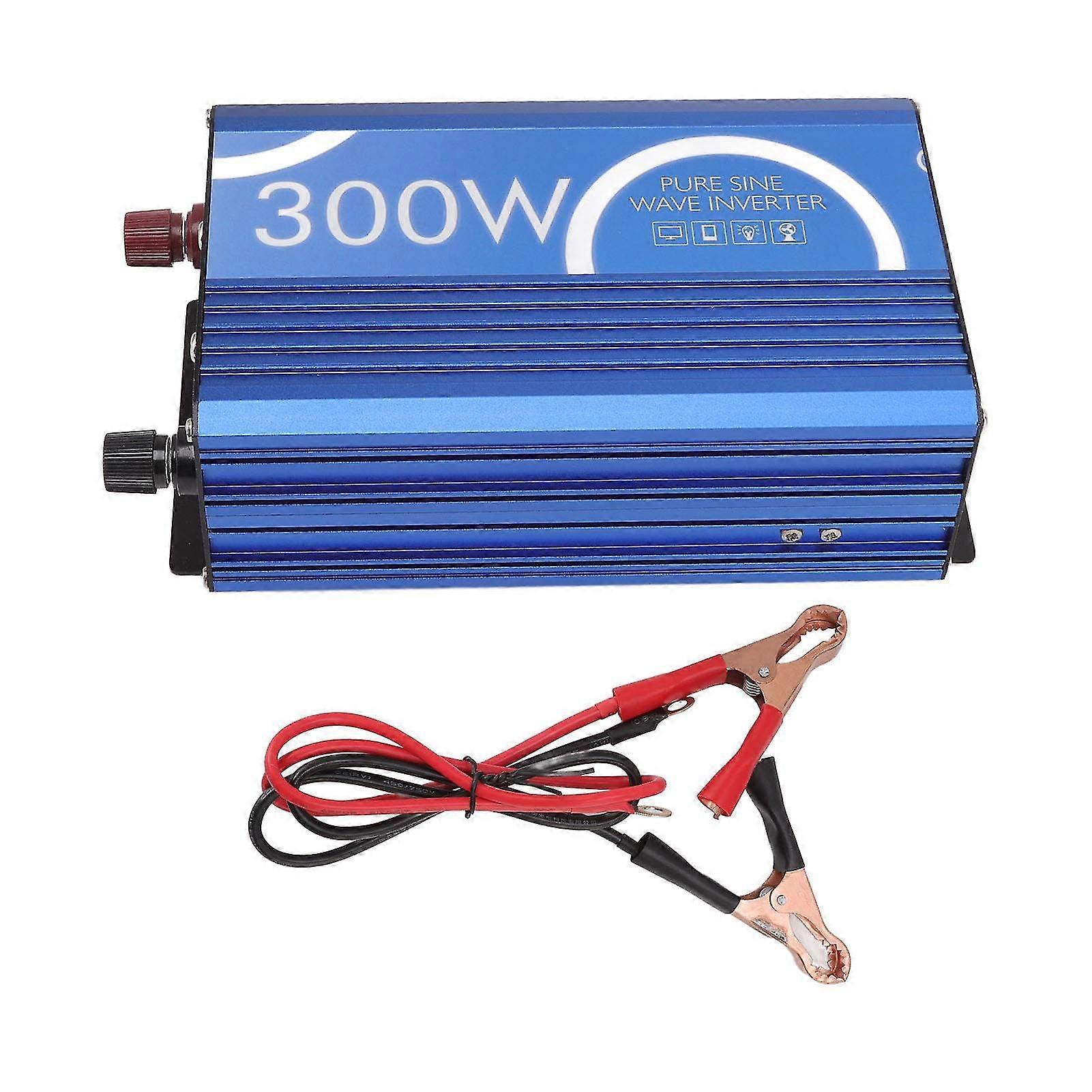 300W Pure Sine Wave Power Inverter - 24V to 220V Converter for Home Appliances, Vehicles & Industrial Use - Reliable Power Solution