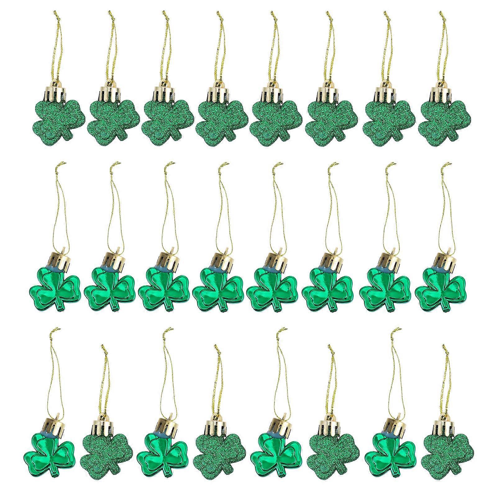 Celebratory Shamrock Ornaments, Ideal for St Patrick's Day and Various Gatherings