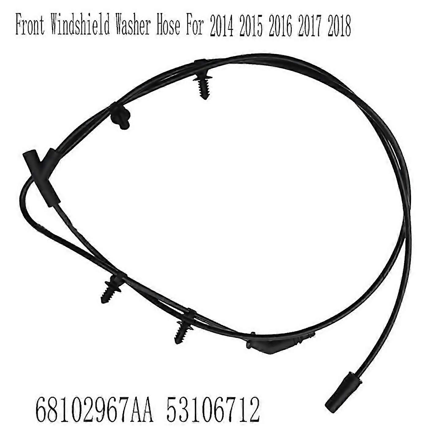 For New Front Windshield Washer Hose For Jeep Cherokee