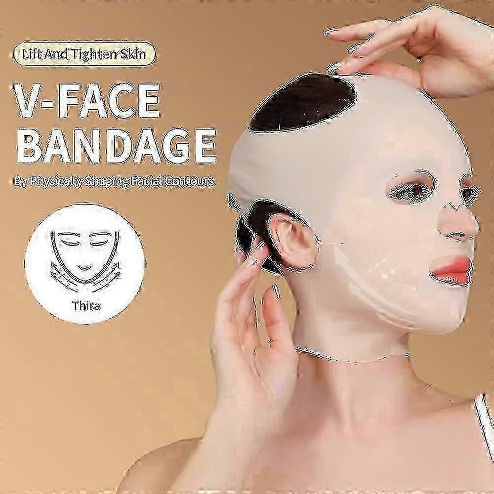 3d Breathable Anti Wrinkle Sleeping Slimming Beauty Full Face Lift V Mask 2024-New ZD OP