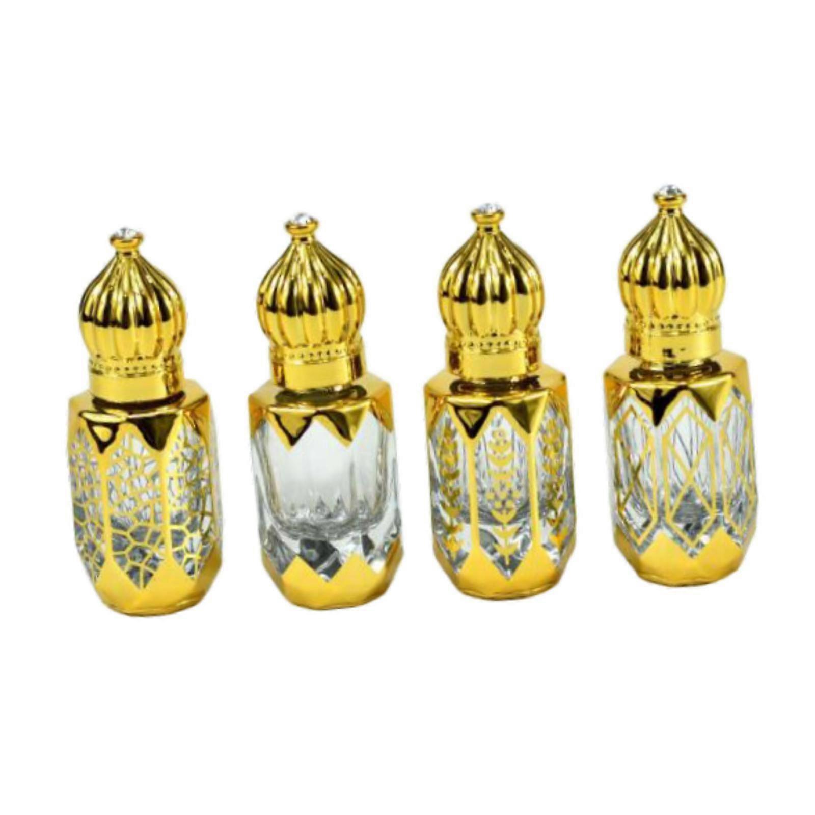 Glass Roll on Bottles,Empty Container Portable Refillable Perfume Roller Bottles