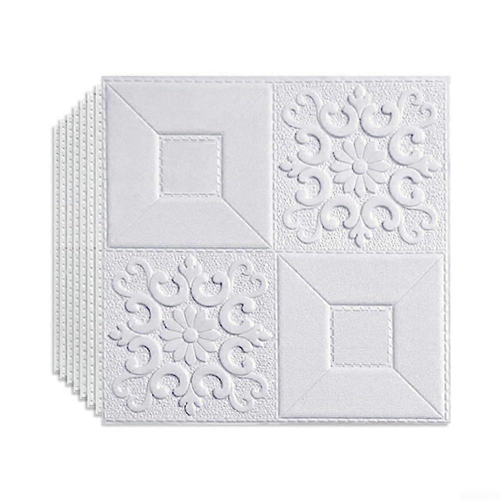 Aesthetic appeal with our set of 10 soft foamed brick wall tiles