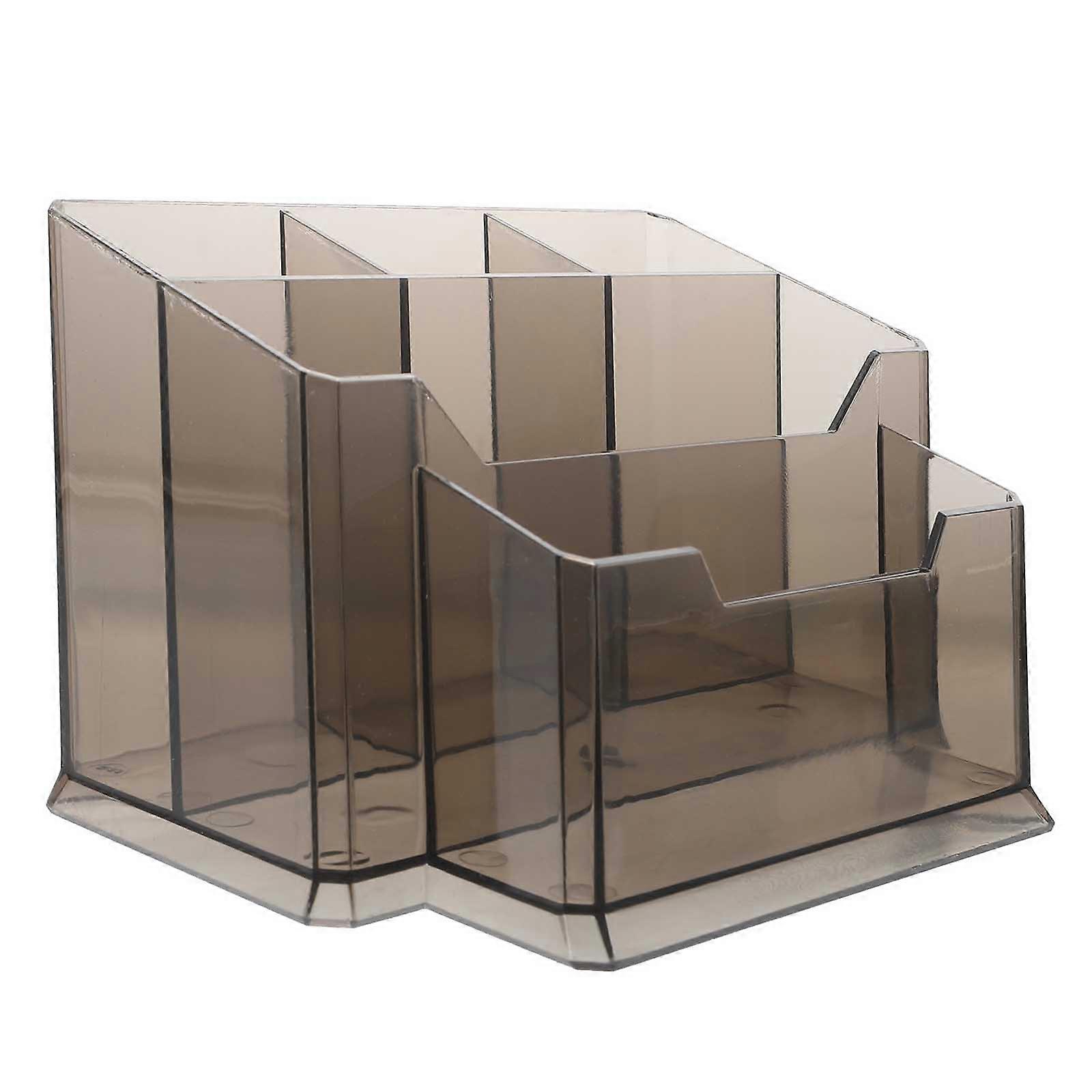 Cosmetic Box With Rectangular Shape For Makeup Users Designed For Pigment Storage In Coffee Color 1Pcs