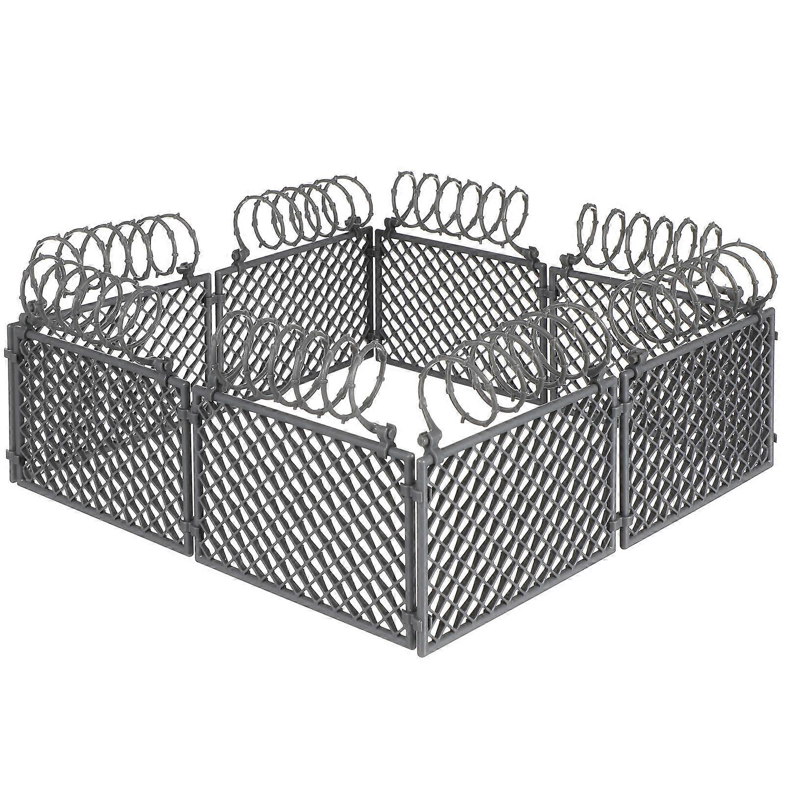Fence Set for DIY Miniature Table Models, Themed Decor & Creative Play Accessories for Educational Activities