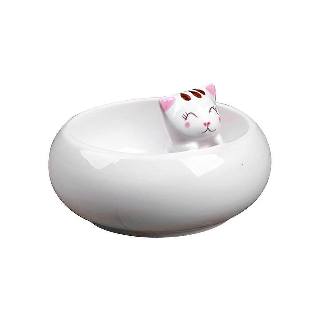 Ceramic Succulent Flower Pot Mini for Desktop Decor 1Pcs White