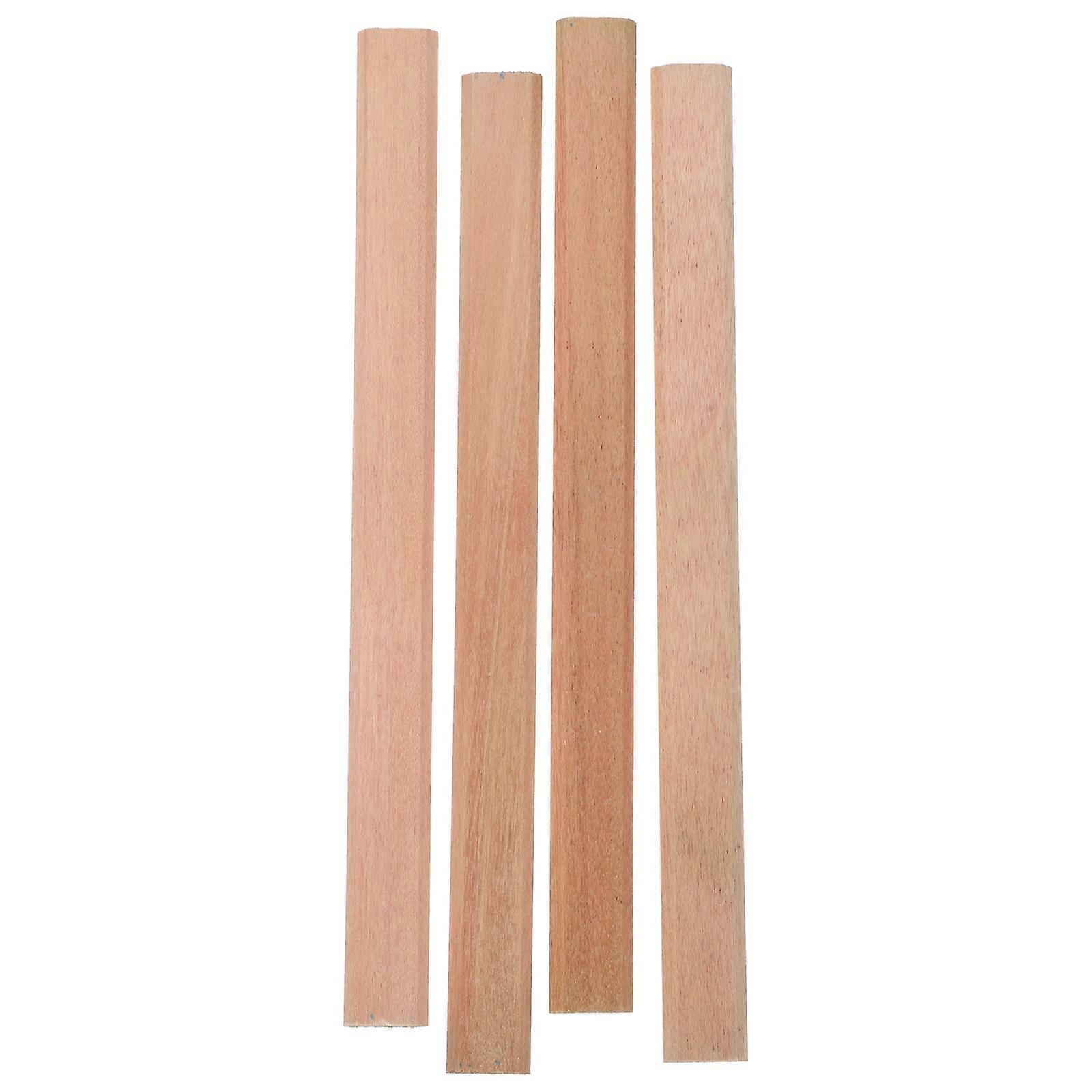 Woodworking Marking Pencil Set 4Pcs For Construction Architects Beige Refill