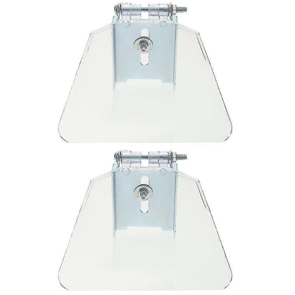 Bench Grinder Eye Shields - 2pcs Replacement Guards With Screws