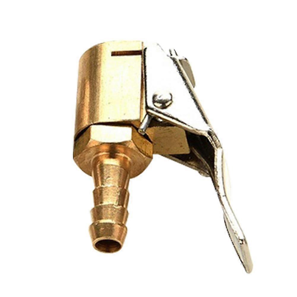 6/8mm Car Tire Wheel Inflator Pump Valve Clip-On Air Hose Chuck Clamp Connector 2025