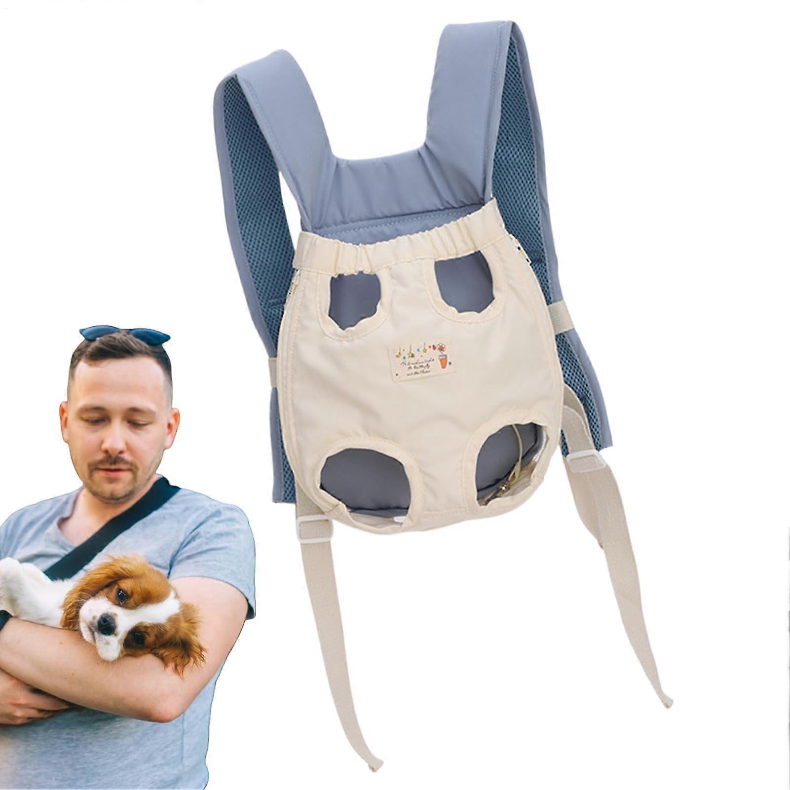 Dog Carrier Backpack for Hiking Ventilated Pet Transport Backpack, Blue