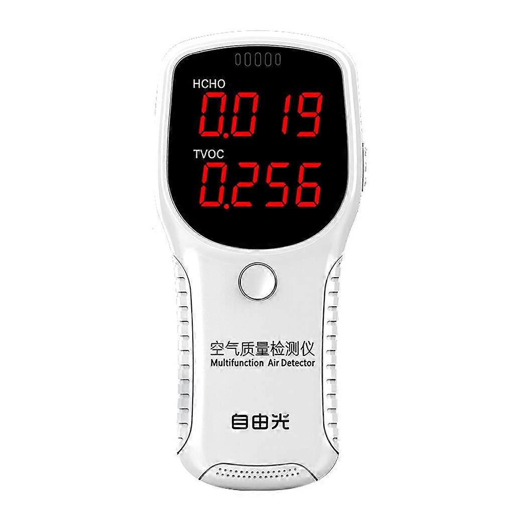 Formaldehyde Tester Real-Time TVOC Monitor, Fast Readings, Portable Air Detector with LCD Display