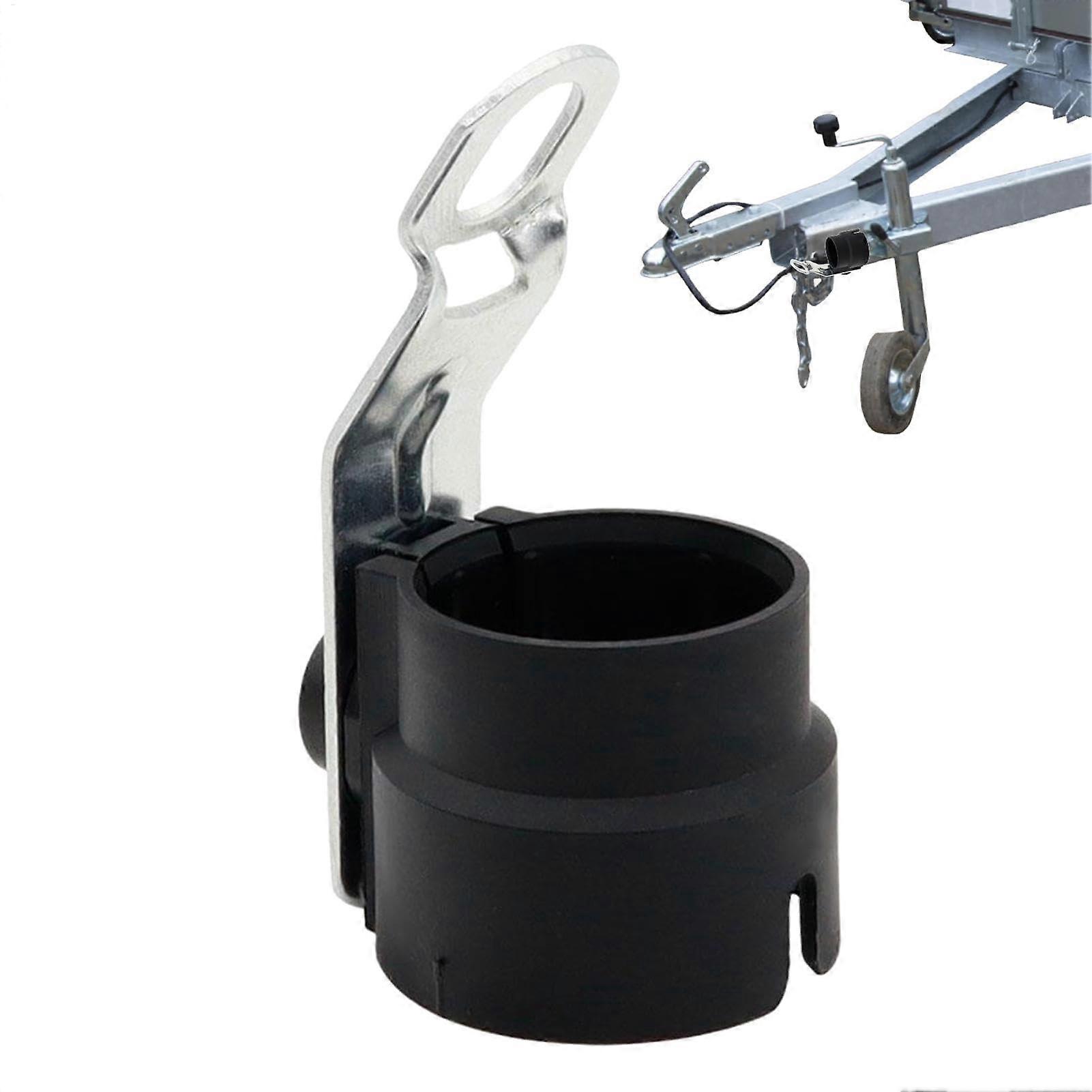 Trailer Connector Fixer - Durable Tow Plug Adapter, 7 & 13-Pin Trailer Socket Holder, Black Pin Connector for Safe Towing