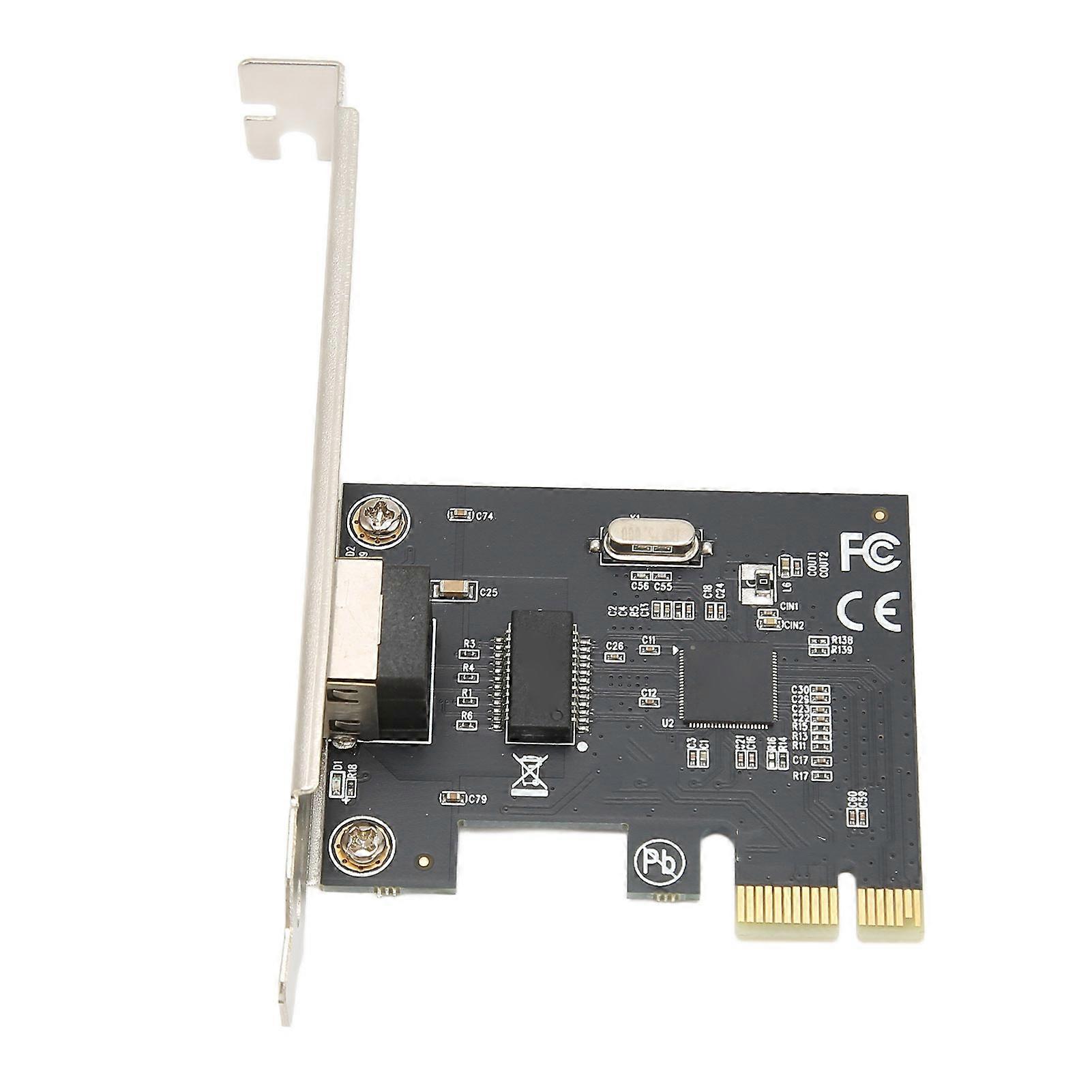 PCIe Network Card 10/100/1000Mbps Gigabit Ethernet Adapter for Computer Server