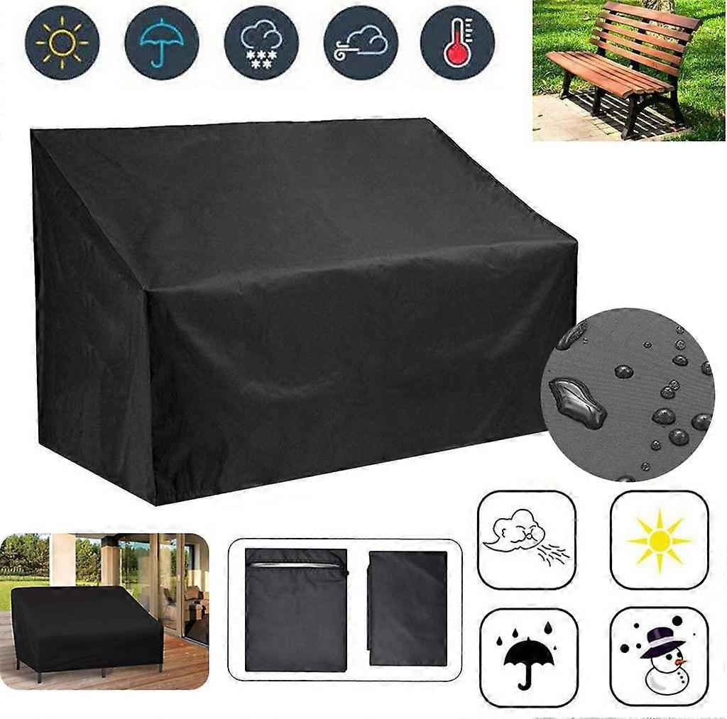Garden Bench Cover Outdoor Weatherproof Protective Cover Bench Garden Furniture Tarpaulin Size: 4 Seater - 190x66x89cm