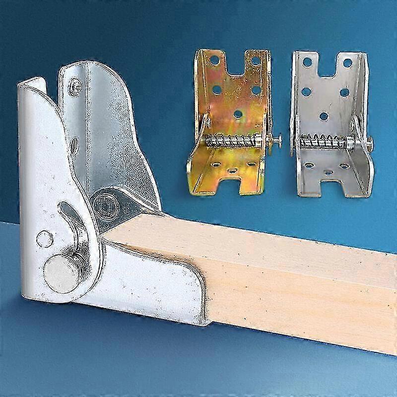 Chair hinge for extension legs - self-locking foldable hardware