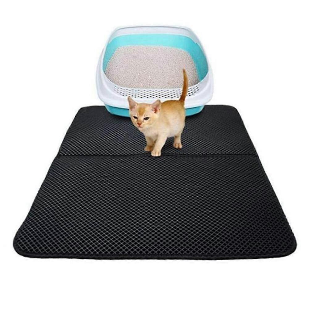 Pet Mat Foldable Cat Mat Waterproof Eco-Friendly EVA Foam Honeycomb Pad 46x60cm Non-Slip Floor Protection