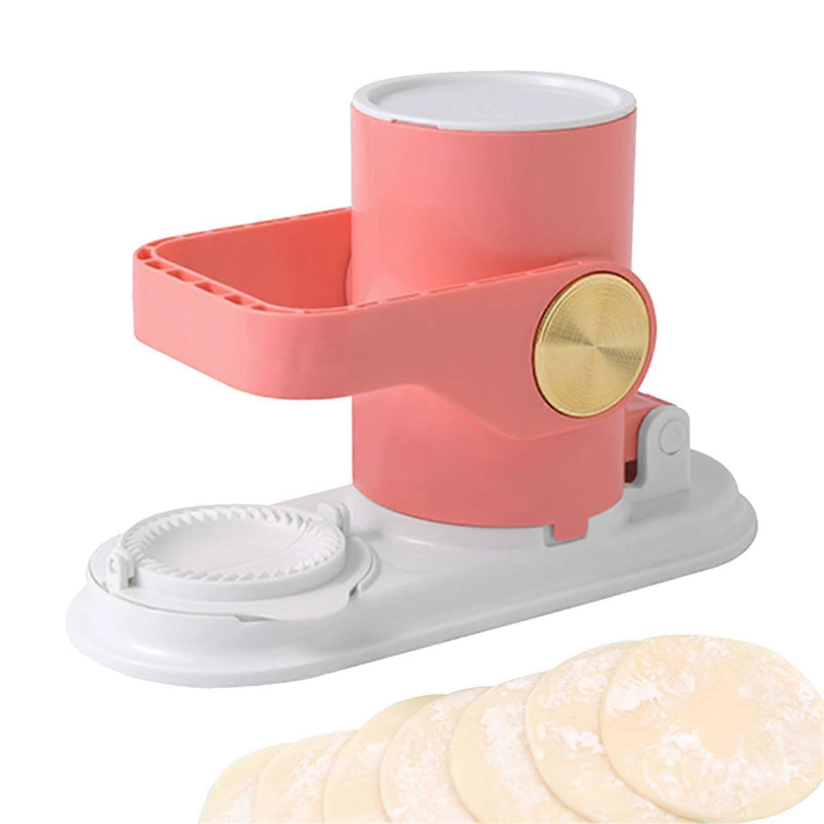 Dumpling Mould With Handle - Aesthetic Embossed Bowl Maker For Home, Restaurant, Pink Baking Accessories, Camping, Picnic