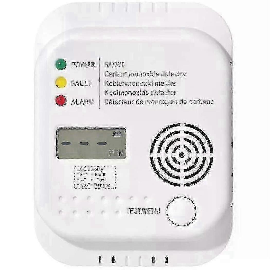 CO Melder Kohlenmonoxid Gasmelder Warnmelder Kohlenmonoxidmelder LCD αέριο μονοξειδίου του άνθρακα