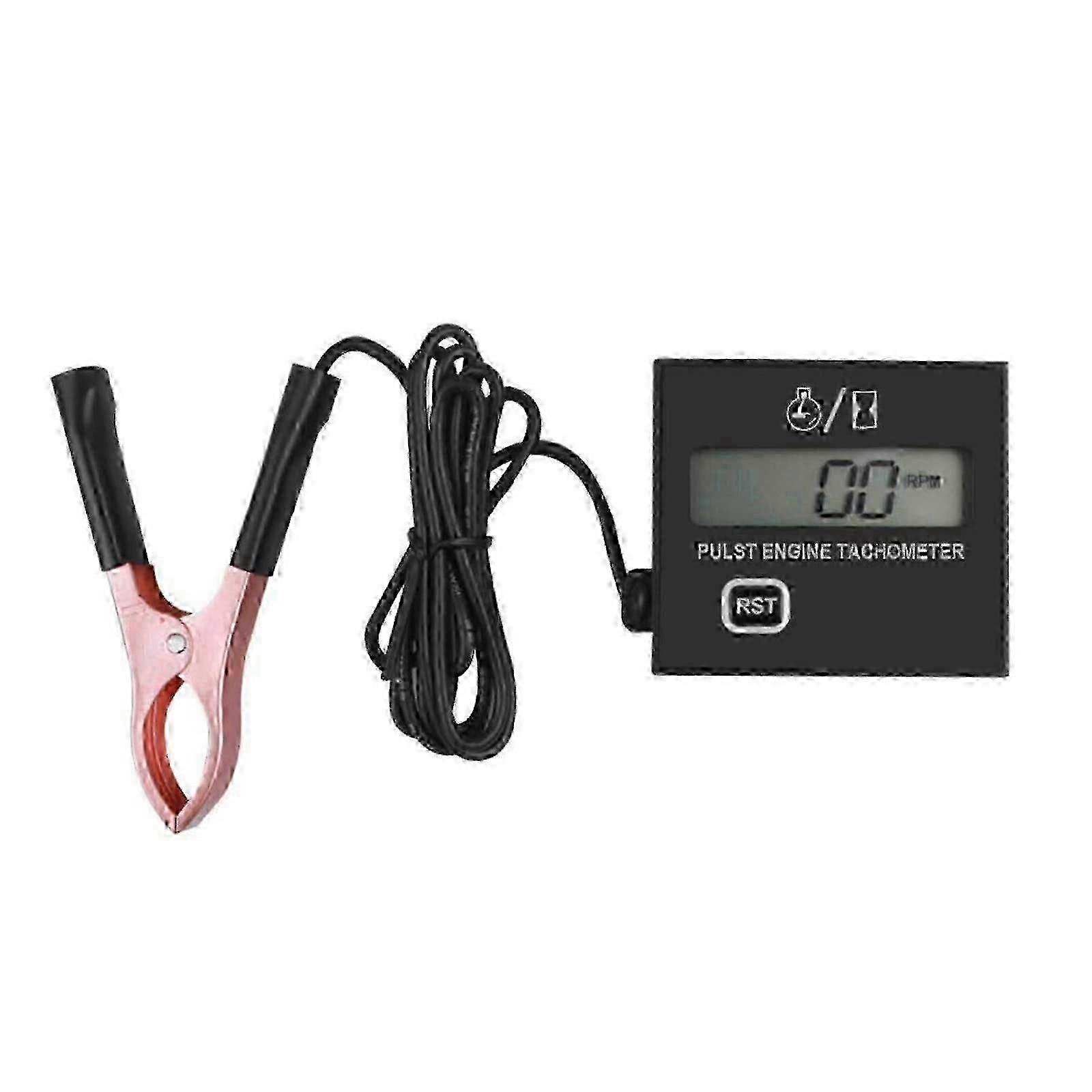 Digital Inductive Tachometer with Hour Meter for Engines