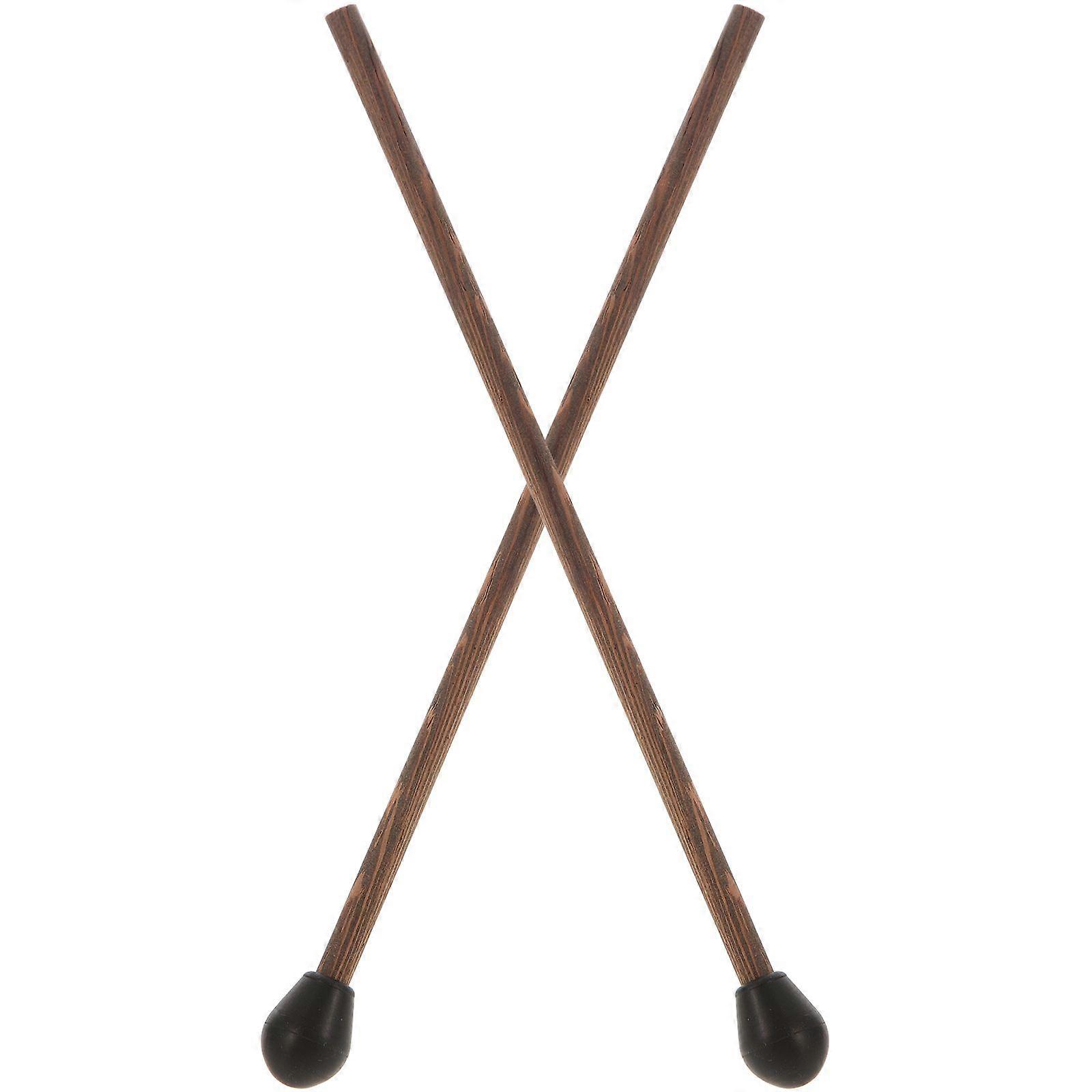 2pcs Drum Sticks Tongue Drum Mallet Sticks Hand Pan Drum Sticks Mallet for Displaying