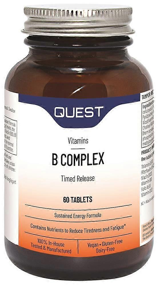 Quest B Complex(timed Release) 60 Tablets - 2 Pack