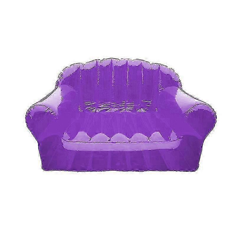 Inflatable Sofa Seat, Transparent Sequin Lazy Sofa