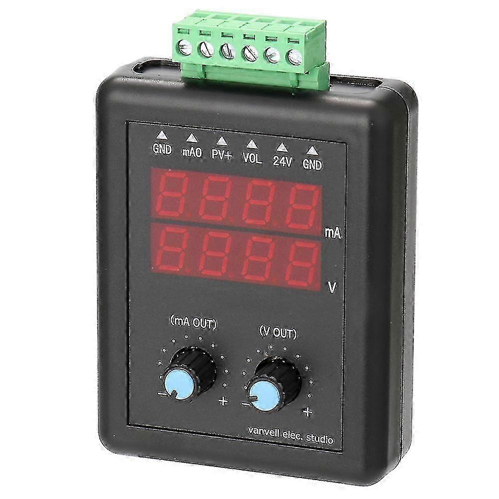 4-20mA 0-10V Signalgeber 24V Strom Spannung Transmitter Source Constant mit Display