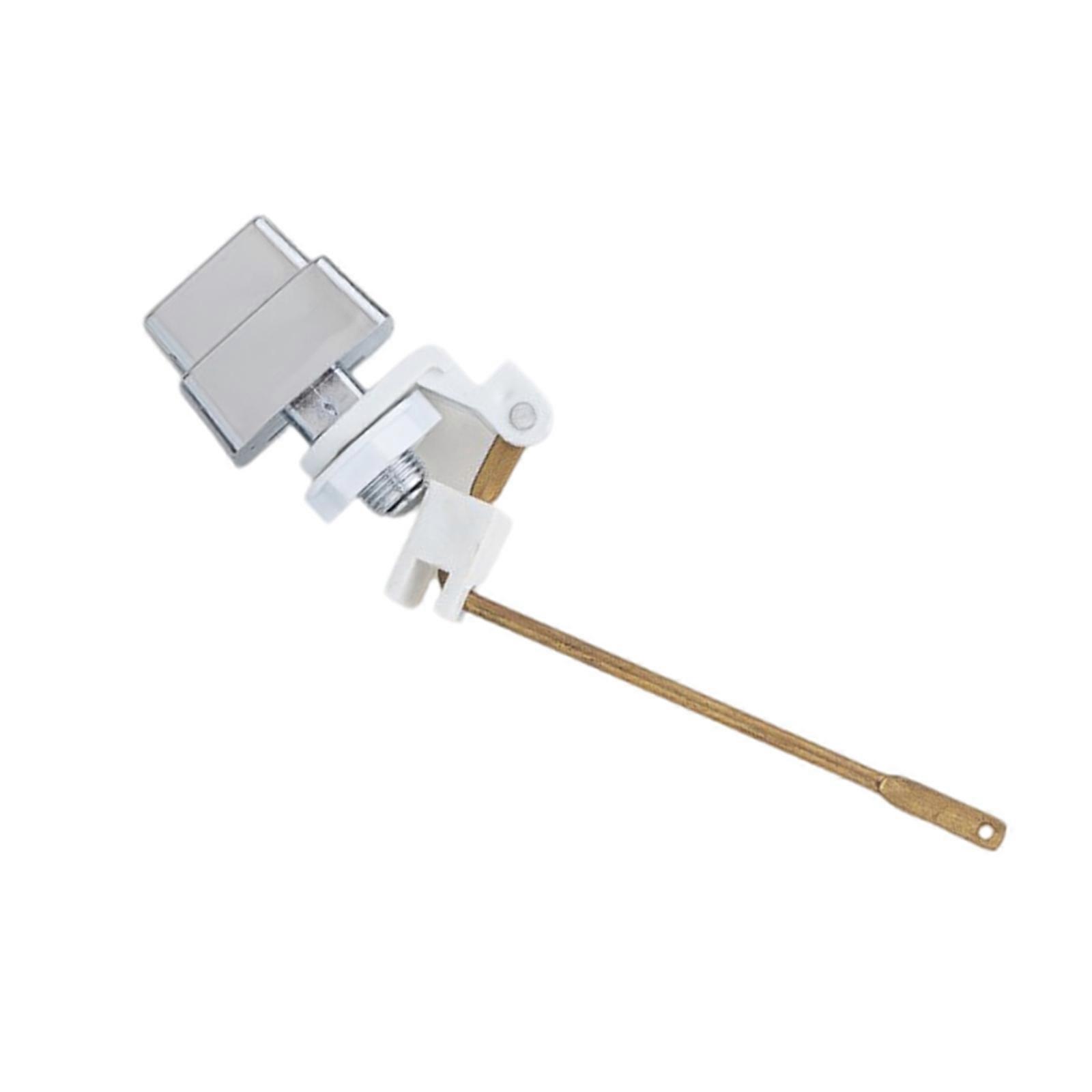 Poignée de chasse d’eau de toilette latérale en plastique solide avec mécanisme à ressort Leviers de déclenchement Remplacement pour une économie d’eau efficace Multicolore