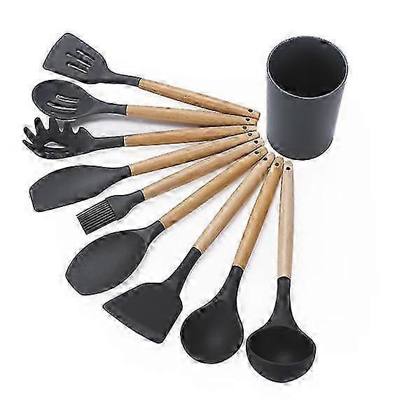 11 Pcs Silicone Cooking Utensils Kitchen Utensil Set