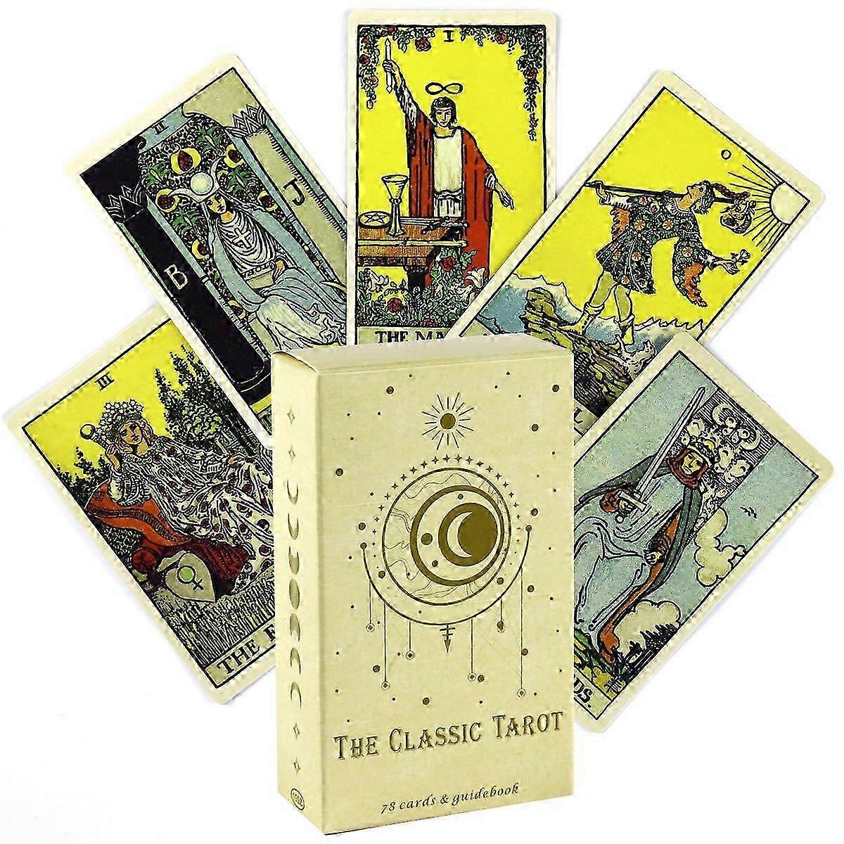 Tarot Cards Deck for Beginners - Classic Tarot with Guidebook