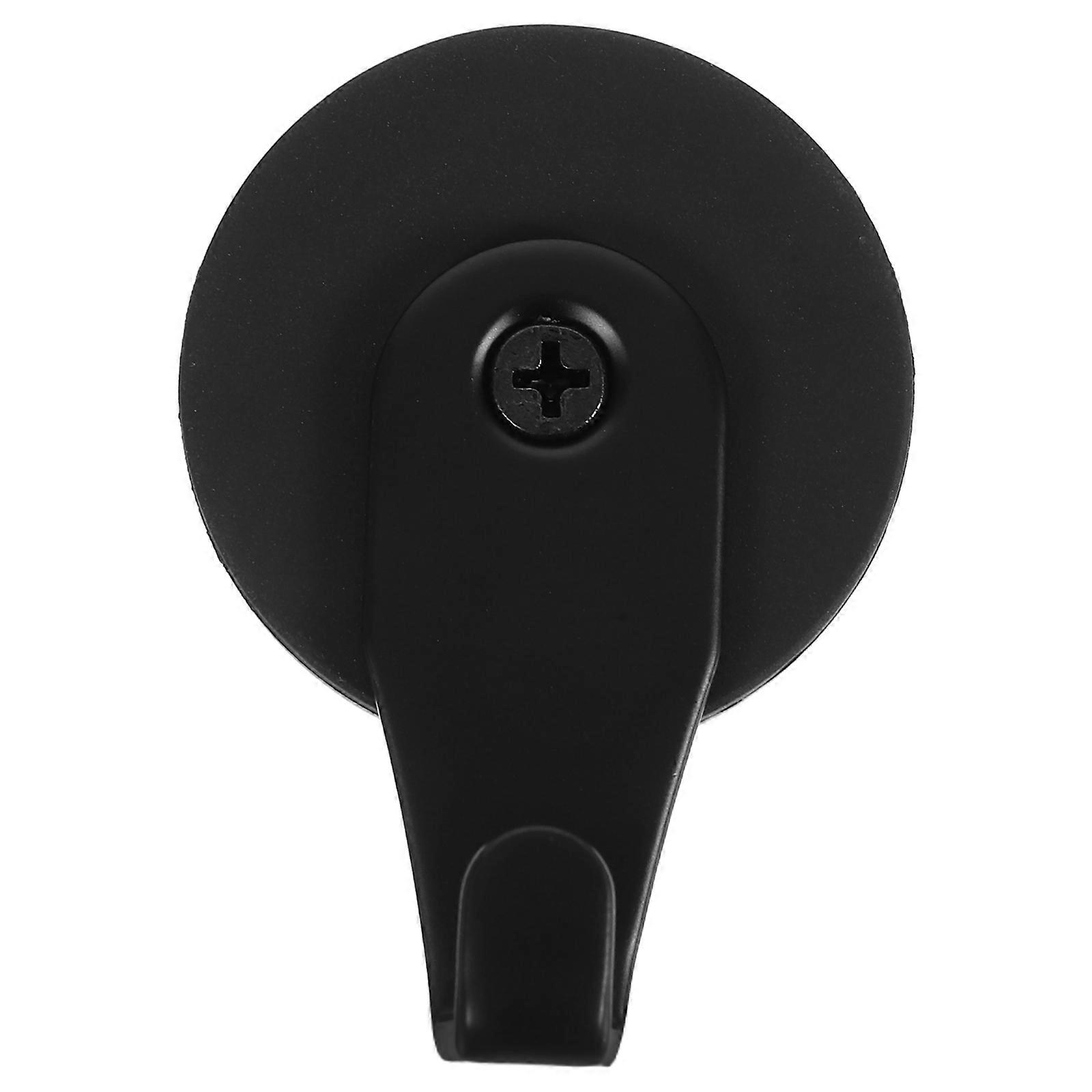 Magnetic Wreath Hooks Rectangular Hook for Outdoor Use Black Iron Hanging Decorative 1Pack