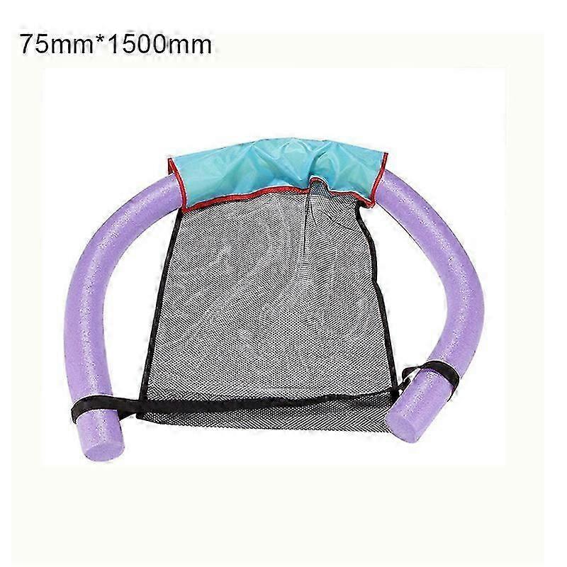 Flutuador de piscina com cadeira de macarrão inflável