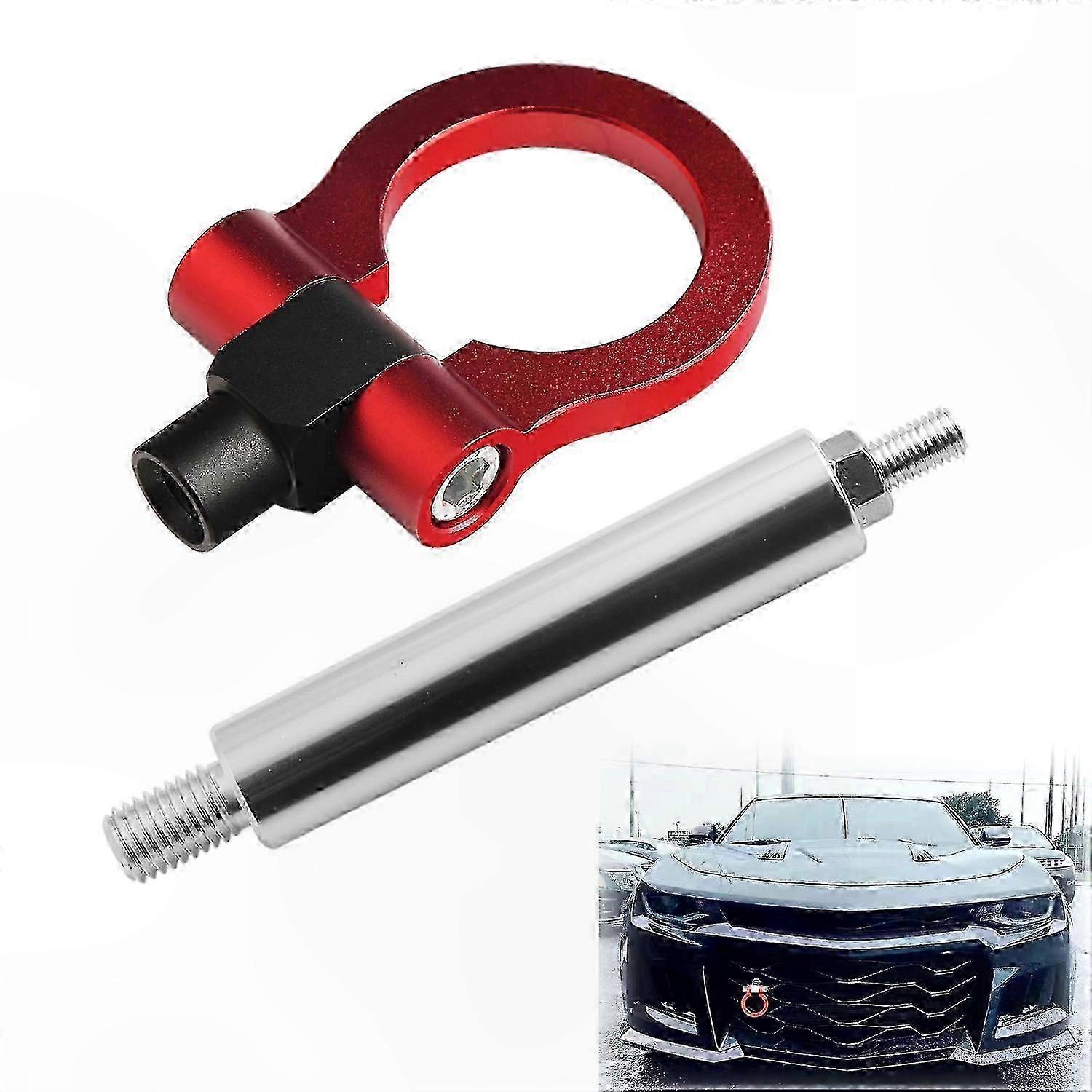 Universal Towing Hook Ring for Front Bumper Metallic Finish Chevrolet Camaro 2016 Up-Compatible Replacement Accessory