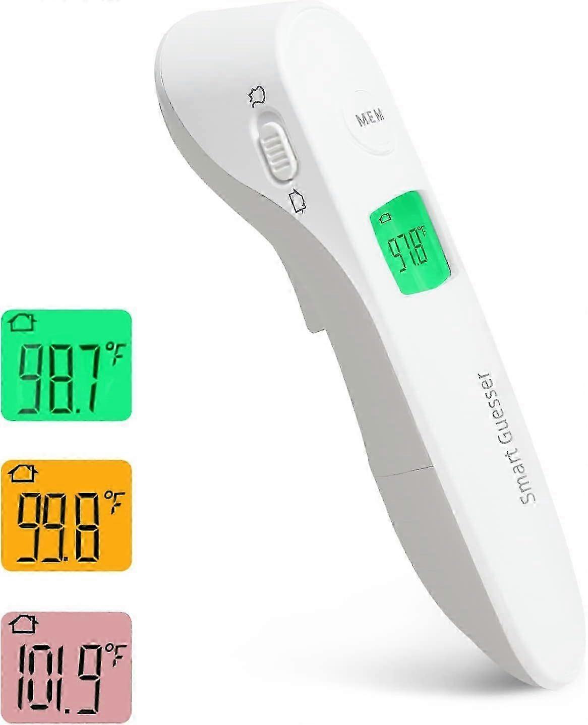 2025 أحدث طراز من ميزان حرارة الجبهة بالأشعة تحت الحمراء بدون لمس للبالغين والأطفال