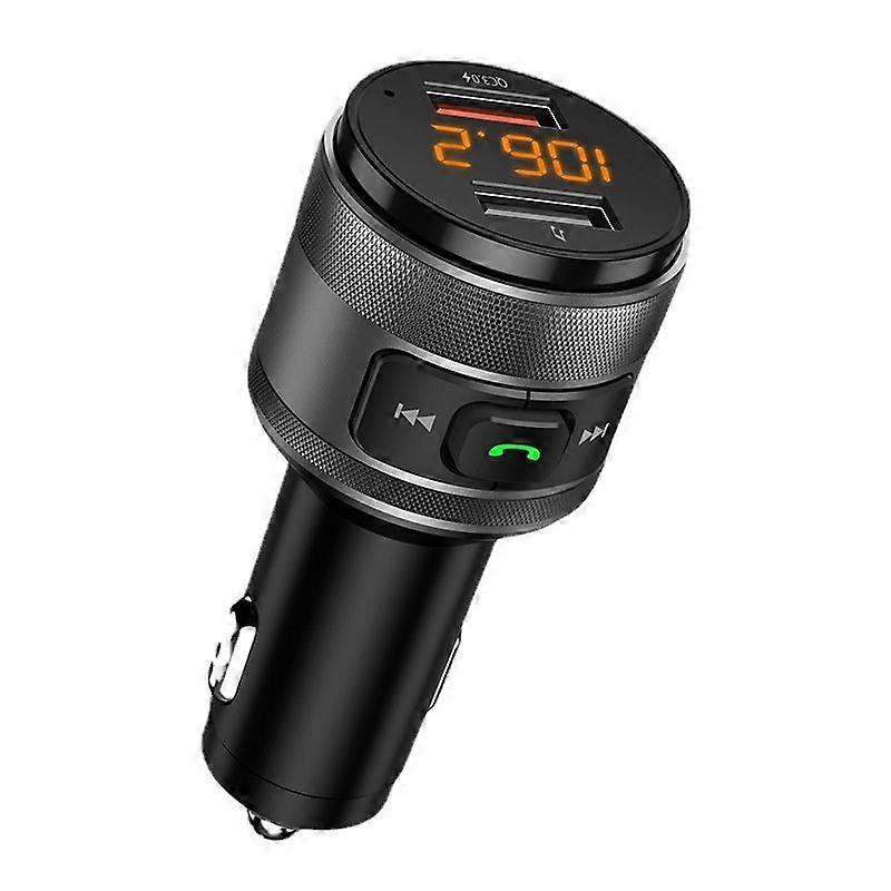 Bluetooth FM Transmitter for Car, 3.0 Wireless Bluetooth FM Radio Adapter Music Player FM Transmitter(Black)