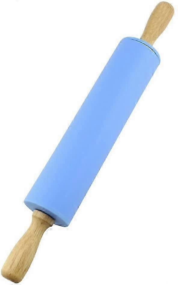 Silicone Rolling Pin Non Stick 1.97x15.15 (blue)