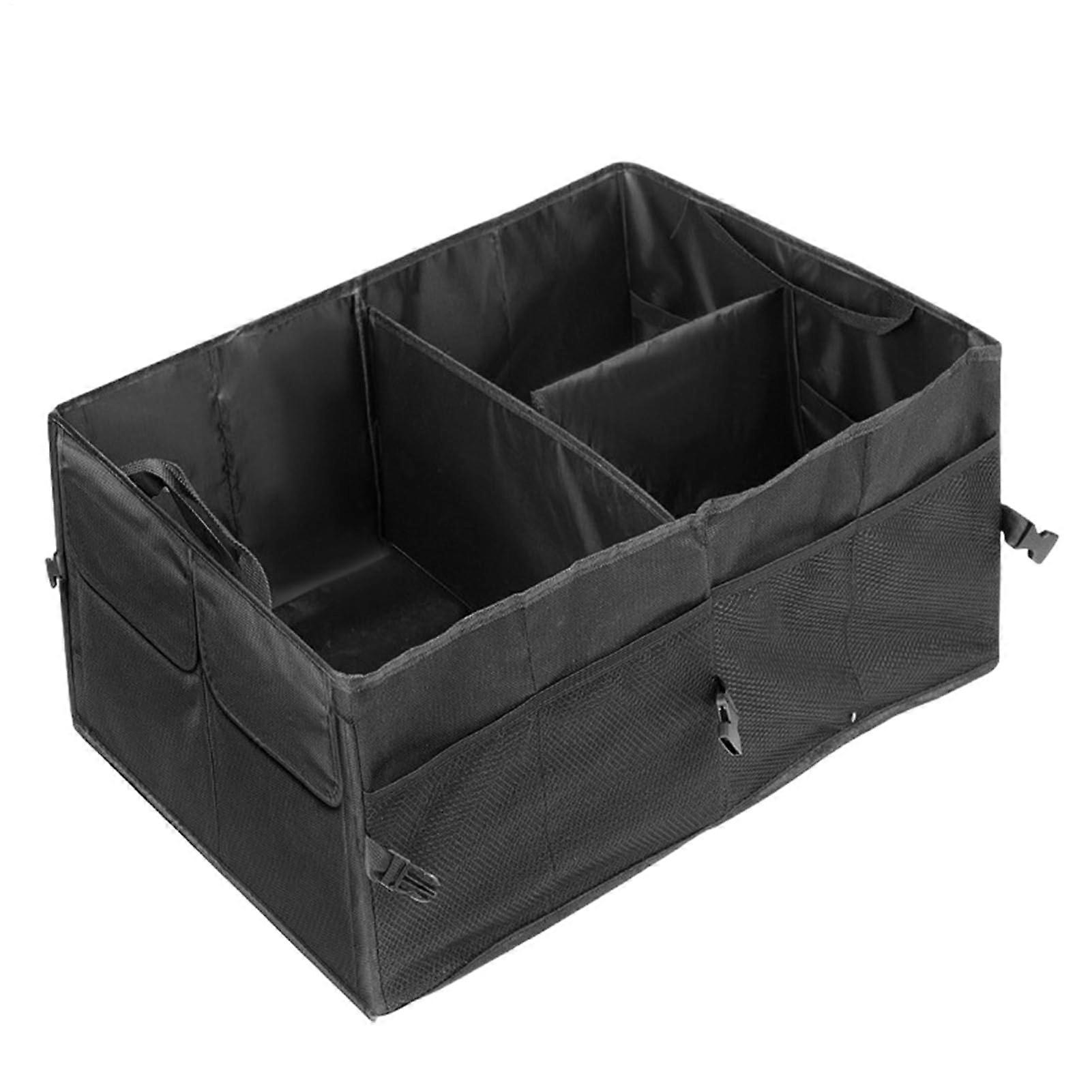 Car Organiser and Storage, SUV Trunk Organiser, Foldable Car Boot Organiser, Large Boot Box With Multiple Compartments