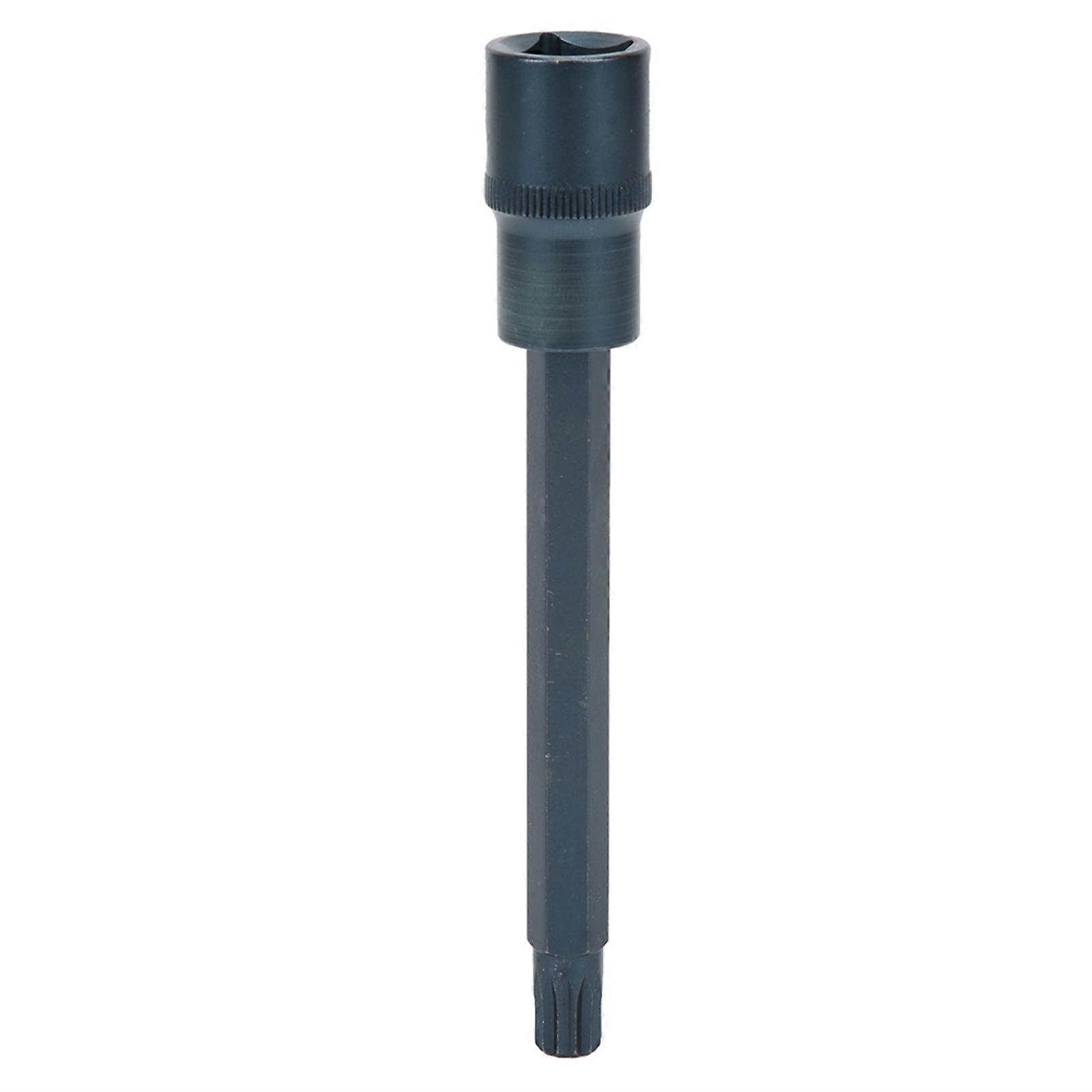 12-Point 1/2" Drive Screwdriver Bit Socket, 140mm S2 Steel