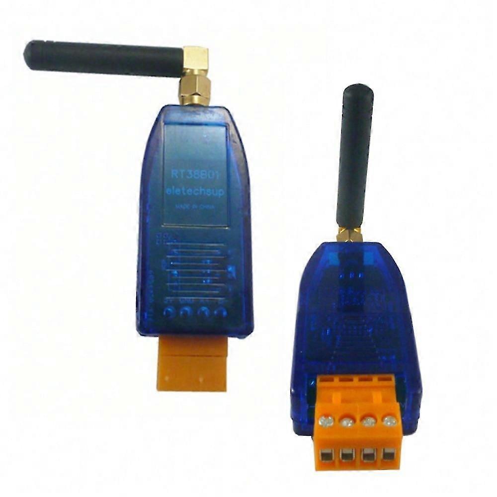 2个RS485无线收发器20dbm 433MHz发射器和接收器VHF / UHF无线调制解调器用于智能