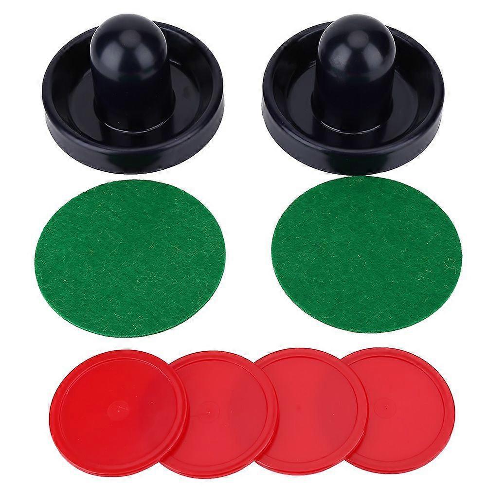 Plastic Lightweight Goalies Ice Hockey Pushers Pucks Set Replacement for Tables Game