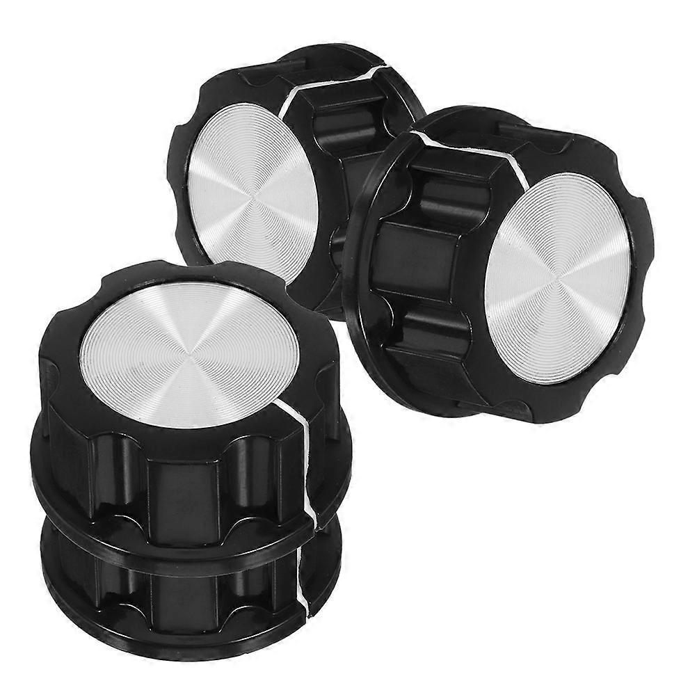 Control Knobs Replacement for Gas Range Kitchen Home Appliance Use Black Abs Plastic for Repair 4Pcs