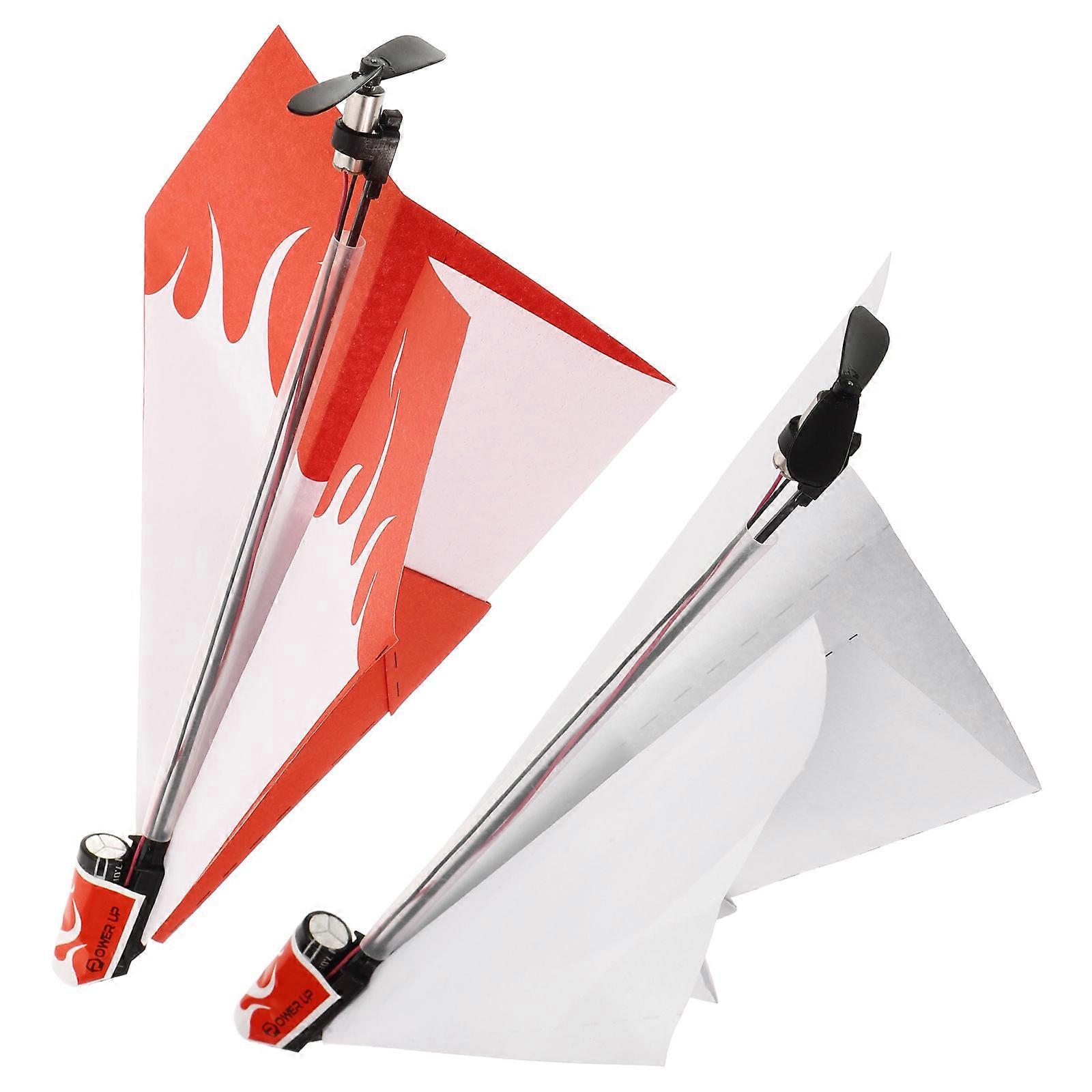 Foldable Airplane Model For Kids DIY Assembly Toy Promotes Teamwork Multi 1 Set