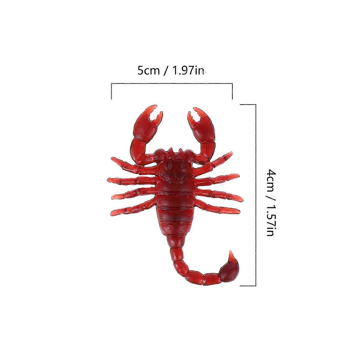 Simulation Model Prank Toys with 120Pcs Realistic Spider and Scorpion Figures