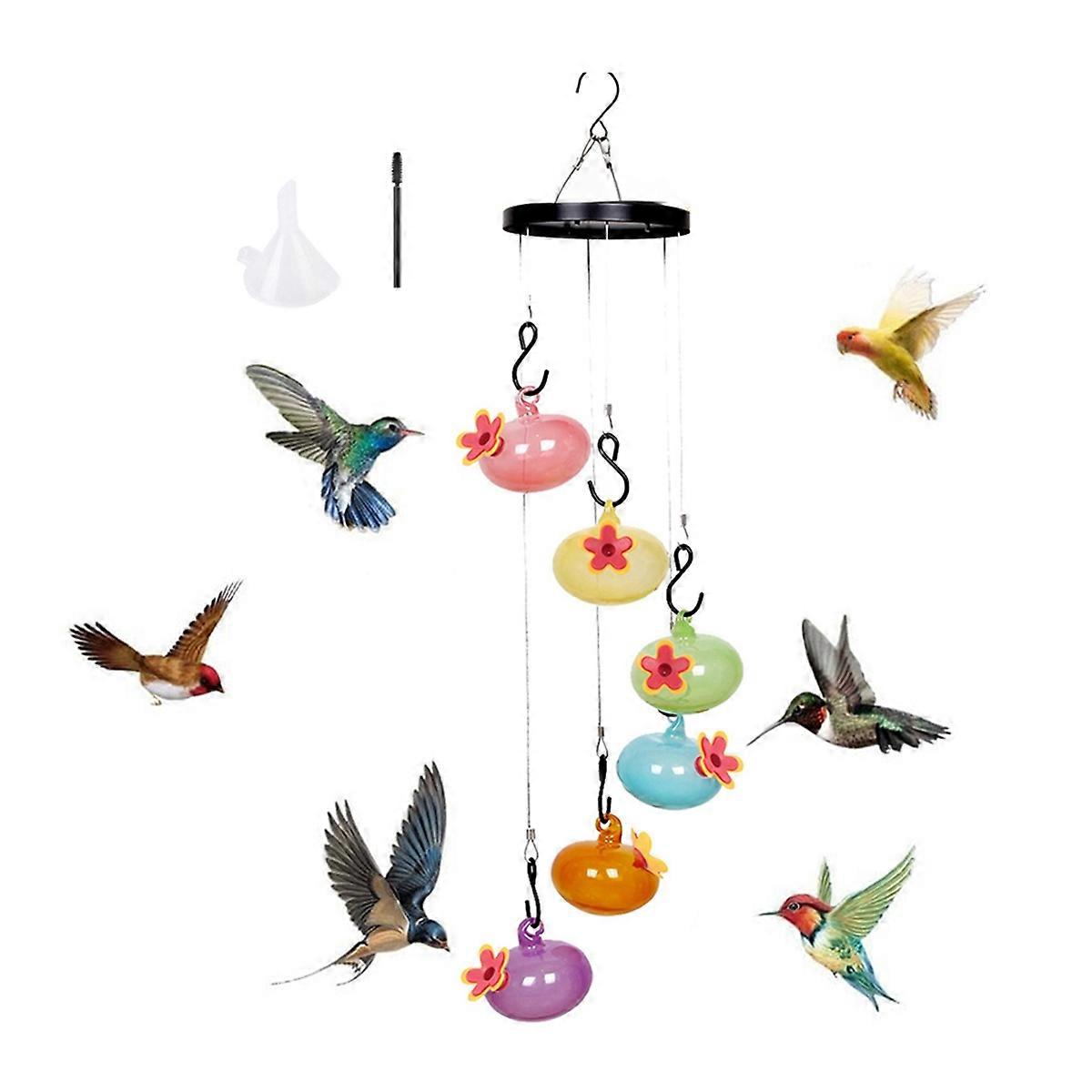Charming Wind Chimes Hummingbird Feeders Hummingbird Feeder,A