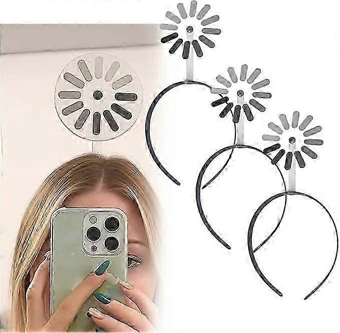 Loading Creative Headband Hairpin - 2025 New Rotating Headband Brain Is Loading, Funny Loading Symbol Hair Bands, Humorous Gift for Student Worker