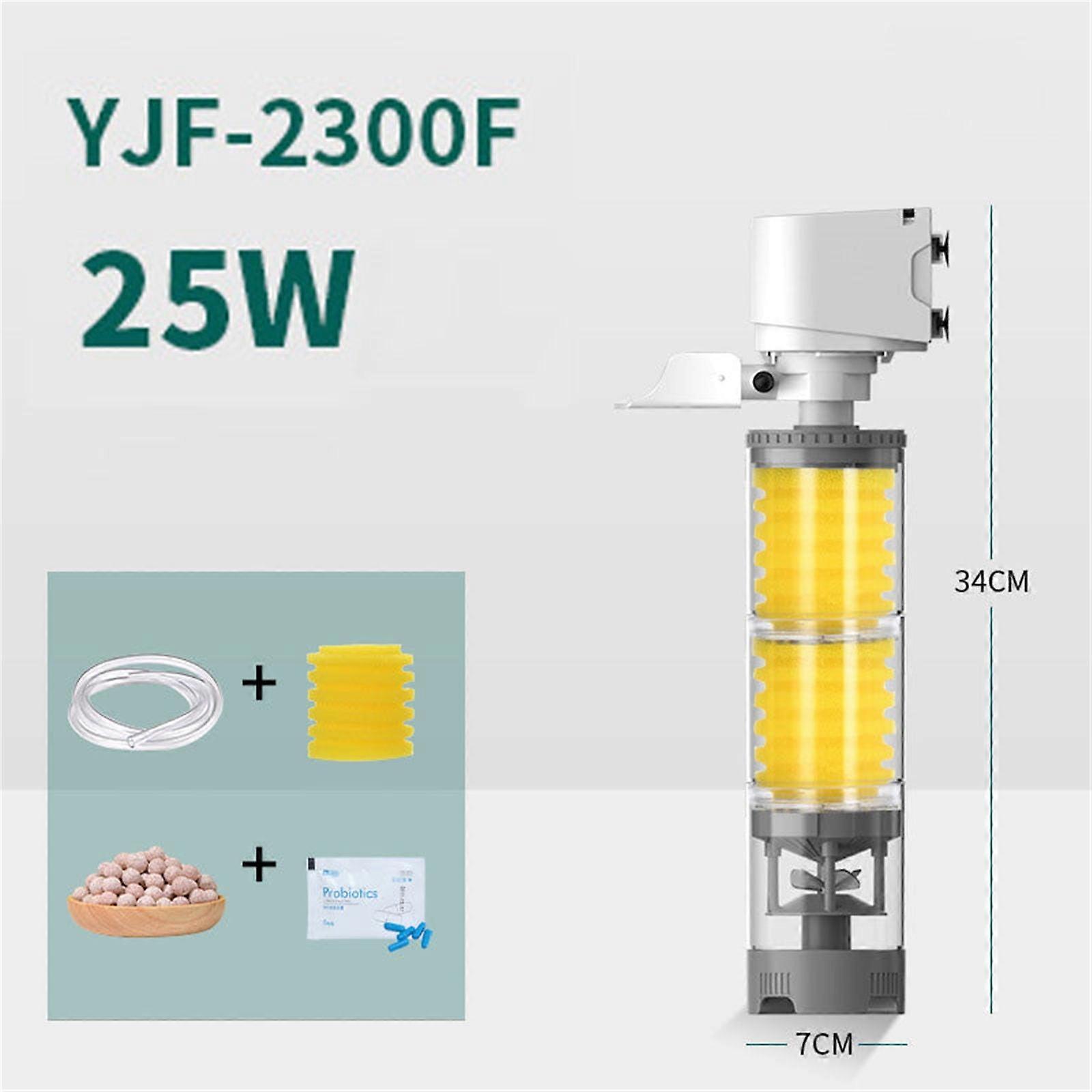 Aquarium Sponge Filter for 25-75 Gallon Tank, Adjustable Flow & Bubble Output, Quiet Filtration/Oxygenation/Circulation