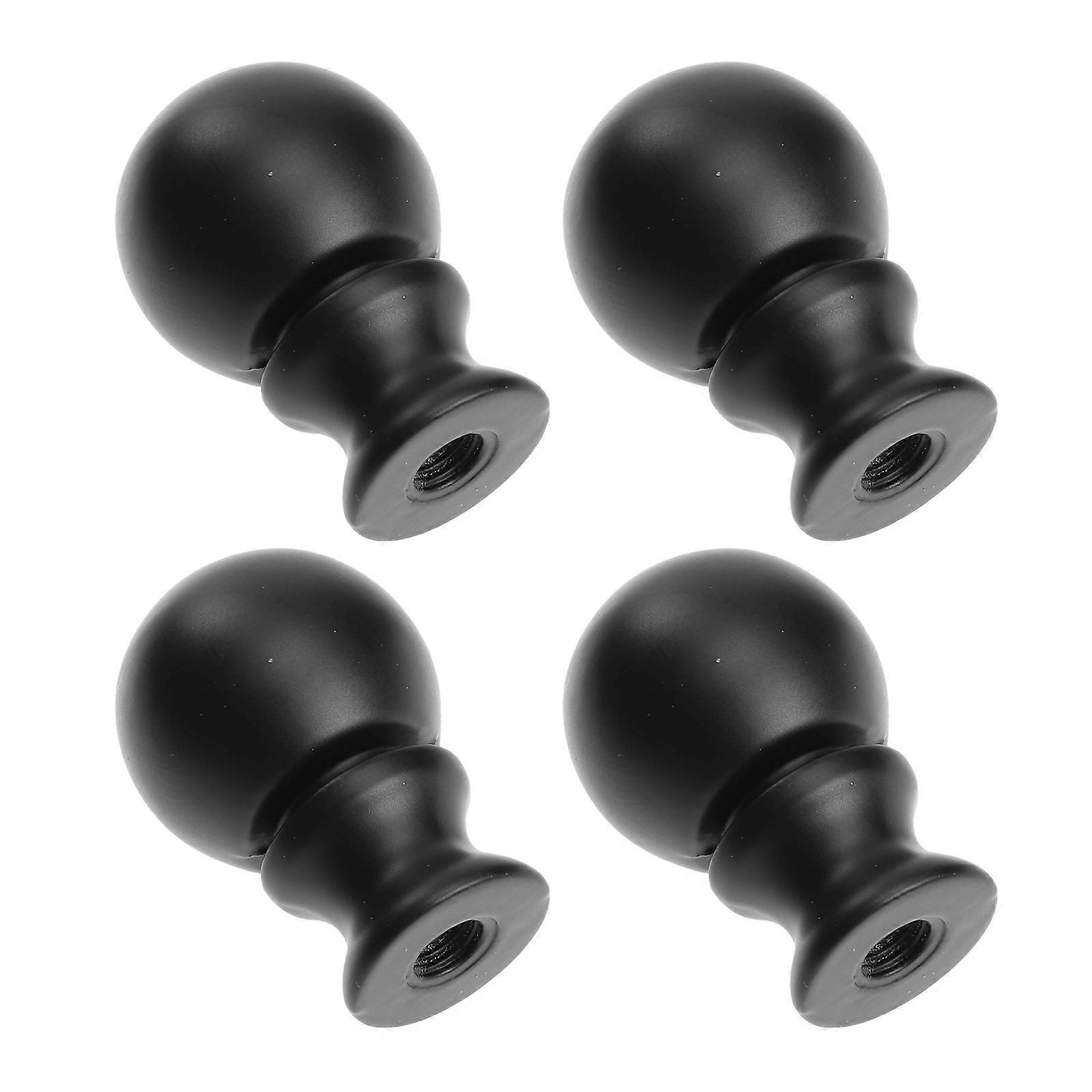 Cow Horn Lamp Finial Accessories for Light Caps Knob 4Pcs Set