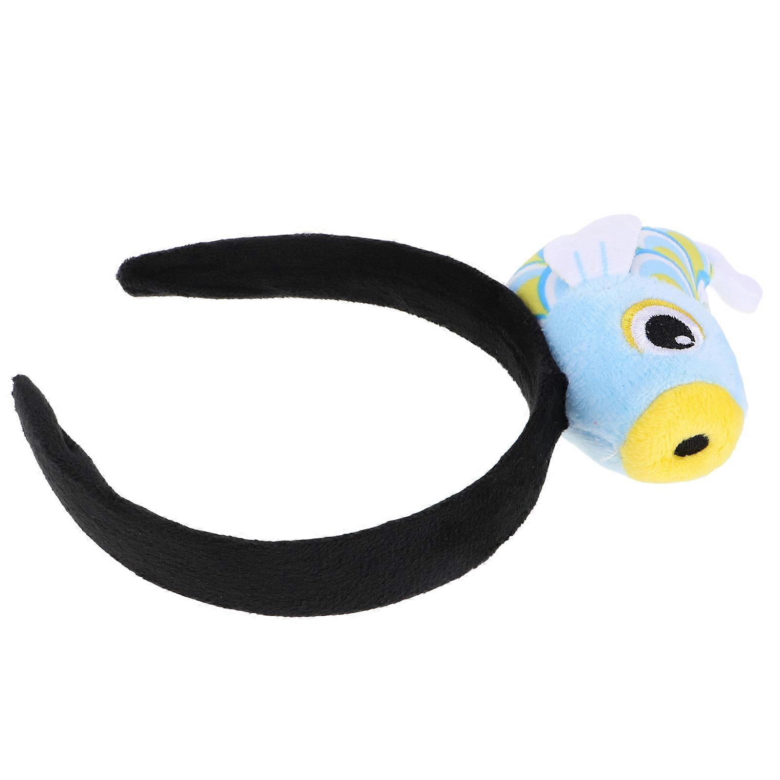 Funny Fish Headband for Party Use 2Pcs Cute Plush Animal Decoration